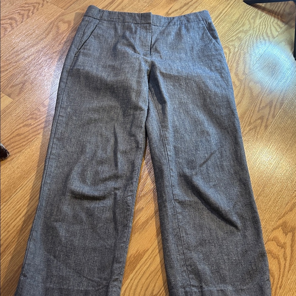 J. Crew Blue and White Striped Pants